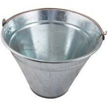 سطل گالوانیزه دو تکه پرسی 27 سانت